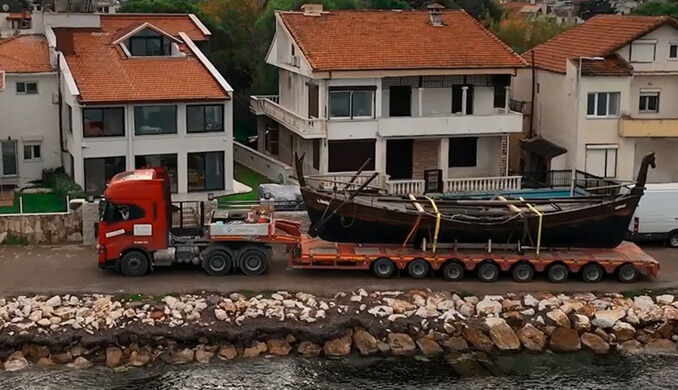 Çivisiz inşa edilen dönem gemisi